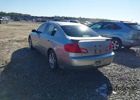 2003 Infiniti G35 Luxury Leather из США, поврежденный, VIN JNKCV51E23M016931